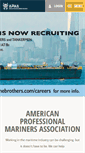 Mobile Screenshot of americanmariners.org